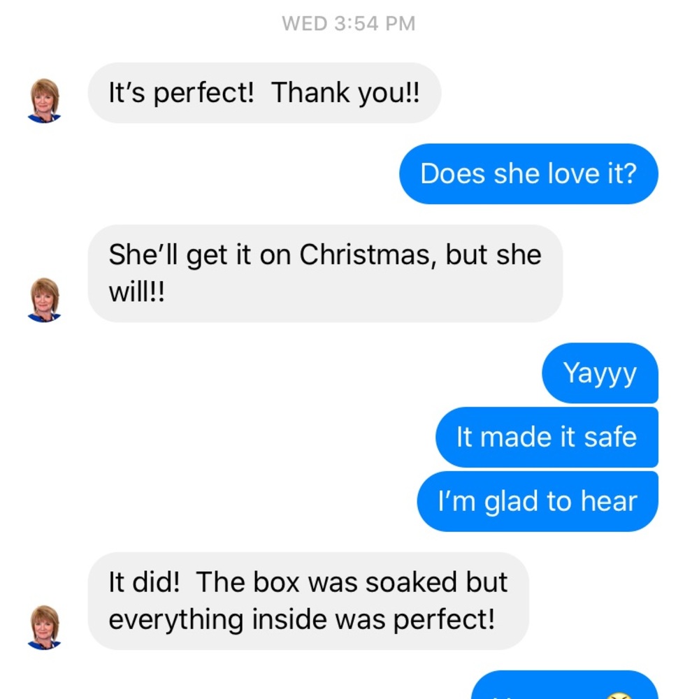 Another customer review! Good ratings
